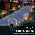Solar Floating Ball Lanterns - Waterproof Pool Lighting