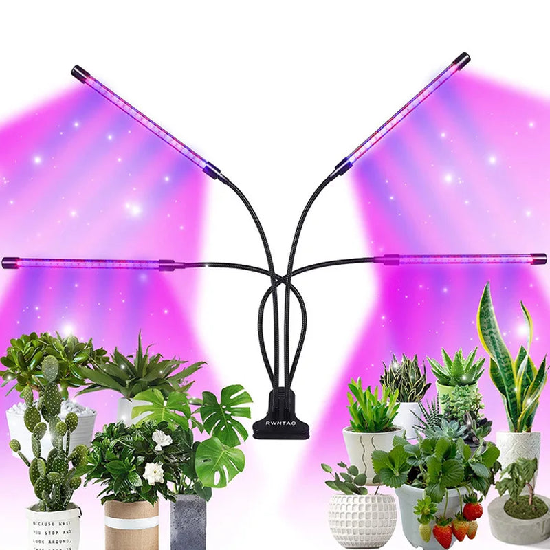 USB LED Grow Light for Indoor Plants, Full Spectrum with Flexible Gooseneck Clip