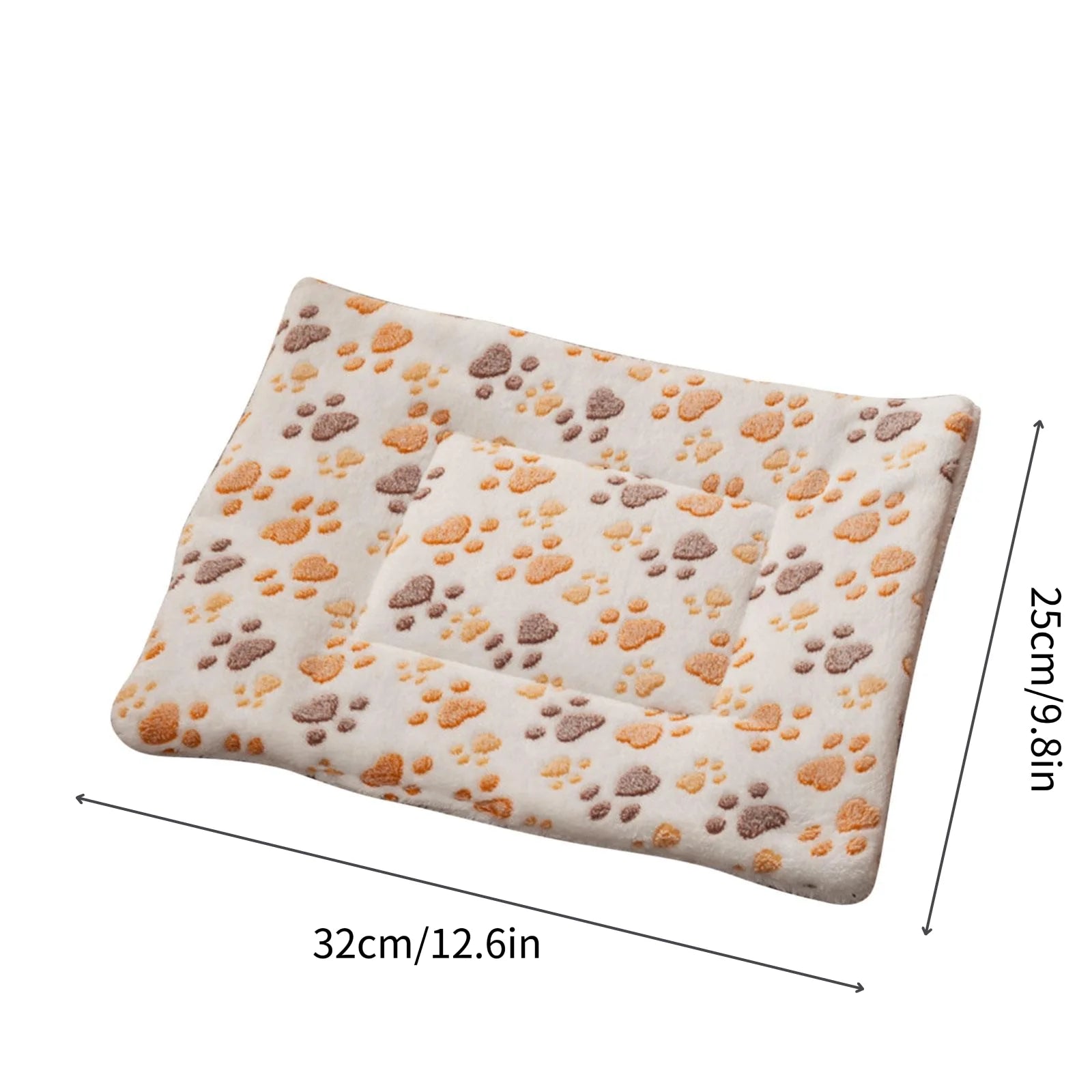 Reversible Machine-Washable Dog Crate Pad, Non-Slip