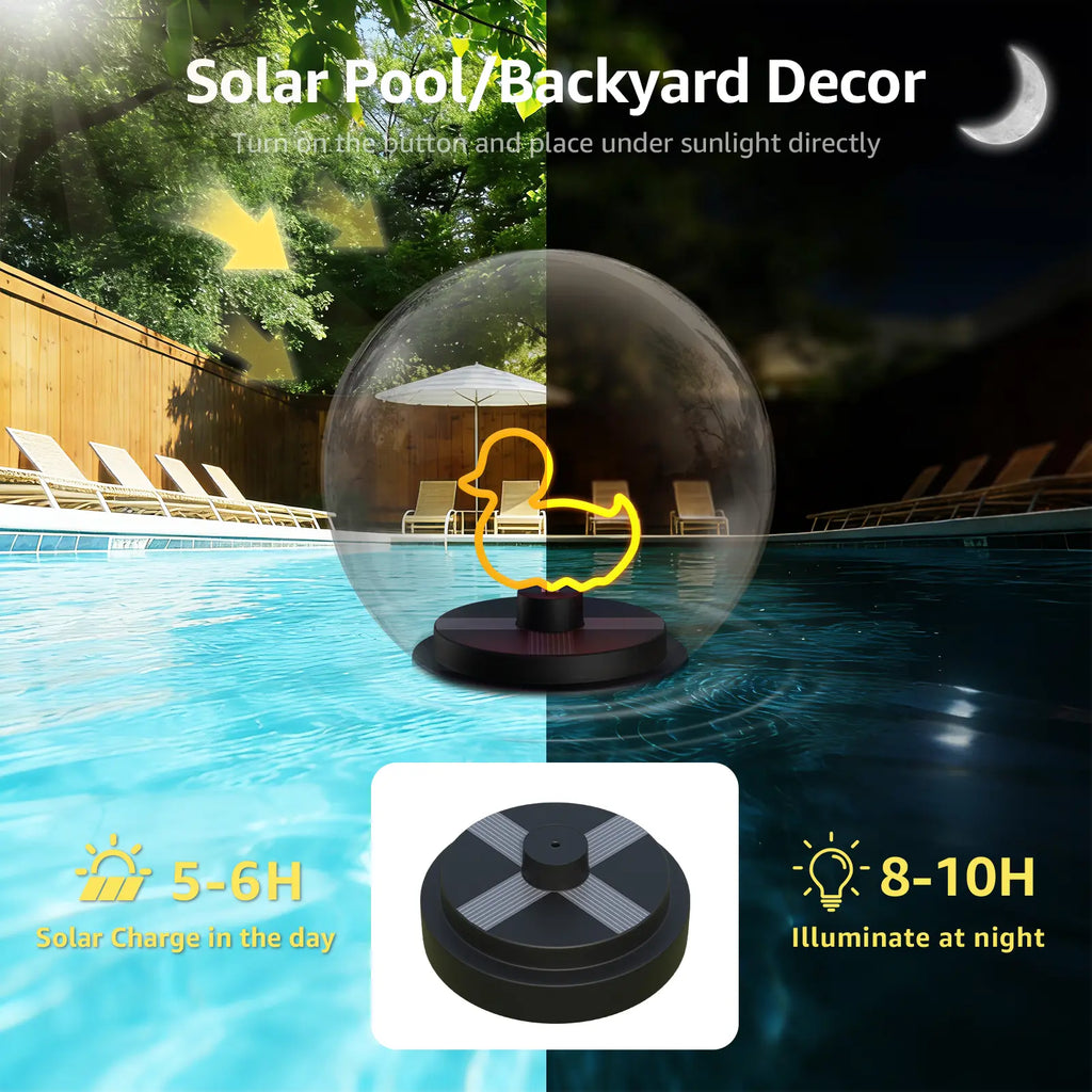 Solar Floating Ball Lanterns - Waterproof Pool Lighting