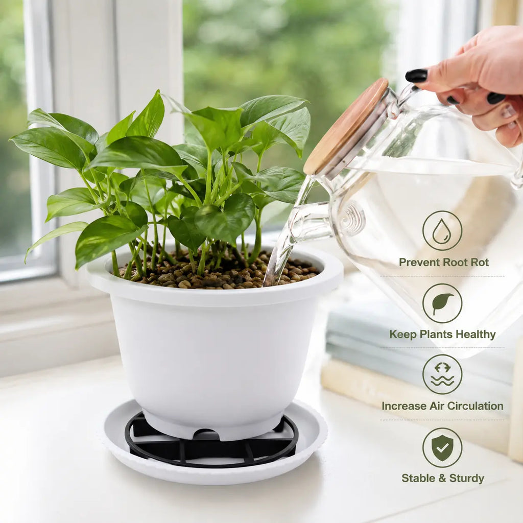 Breathable Plant Pot Riser Stand – Prevents Standing Water & Root Rot