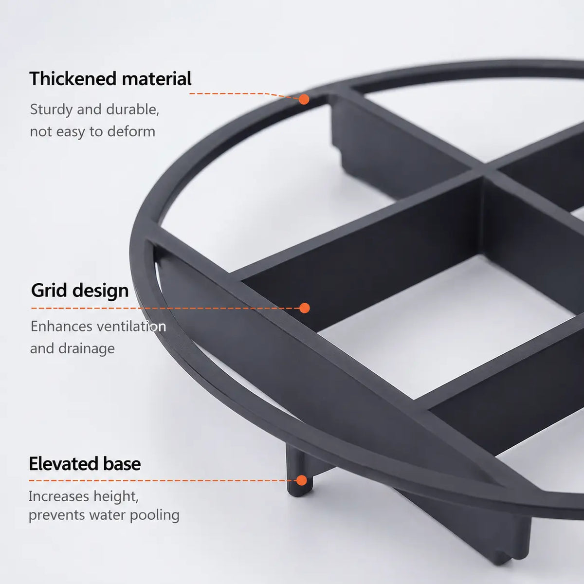 Breathable Plant Pot Riser Stand – Prevents Standing Water & Root Rot