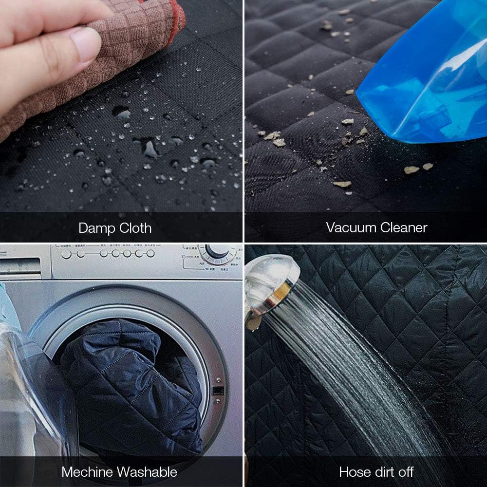 Waterproof Dog Car Seat Cover & Hammock, Non-Slip Back Seat Protector