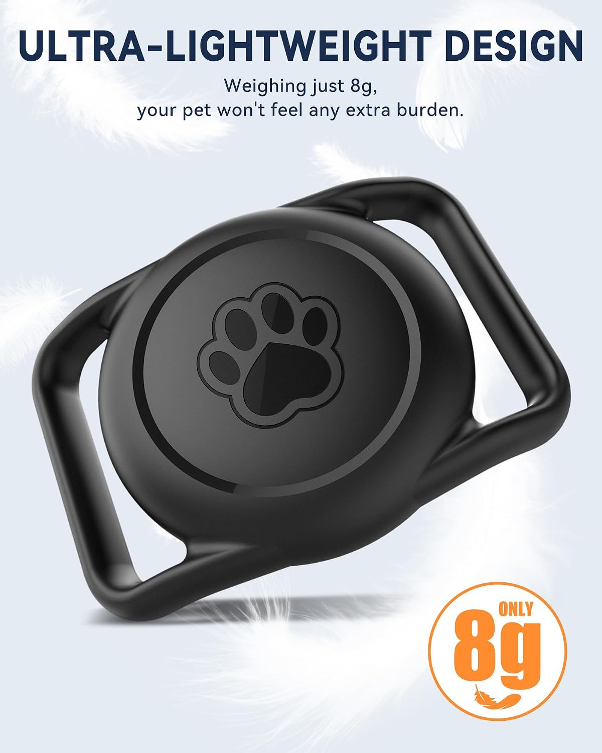 AirTag Holder for Dog Collar, Waterproof 2-Pack (AirTag Not Included)