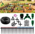 65ft Drip Irrigation Kit for Garden, Raised Beds & Patio Plants