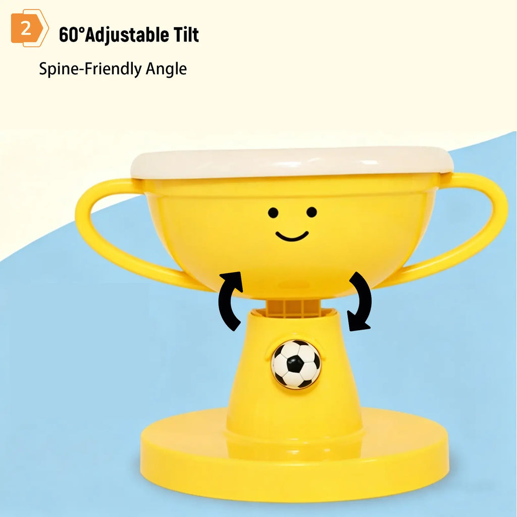 Tilted Raised Pet Food Bowl — Ergonomic, Anti-Slip for Cats & Dogs