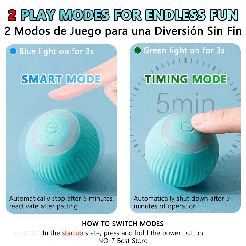 Automatic Rolling Ball Interactive Cat Toy