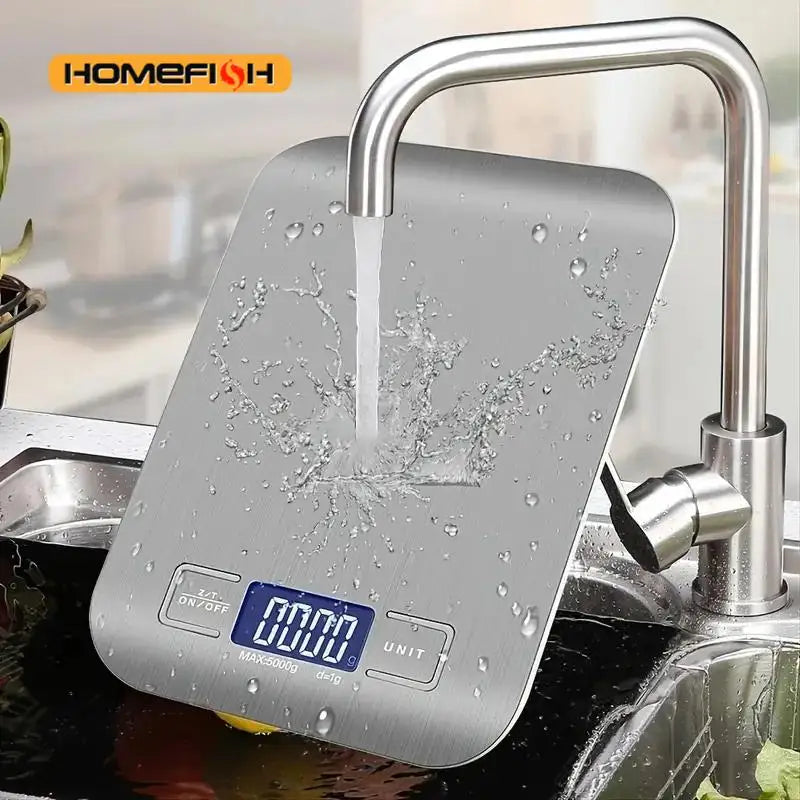 10kg Digital Kitchen Scale with Tare Function, LCD Display