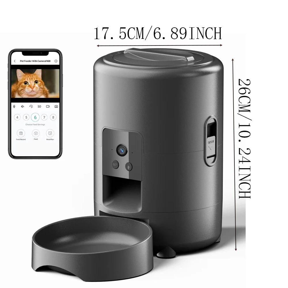 2L WiFi Automatic Pet Feeder with App Control