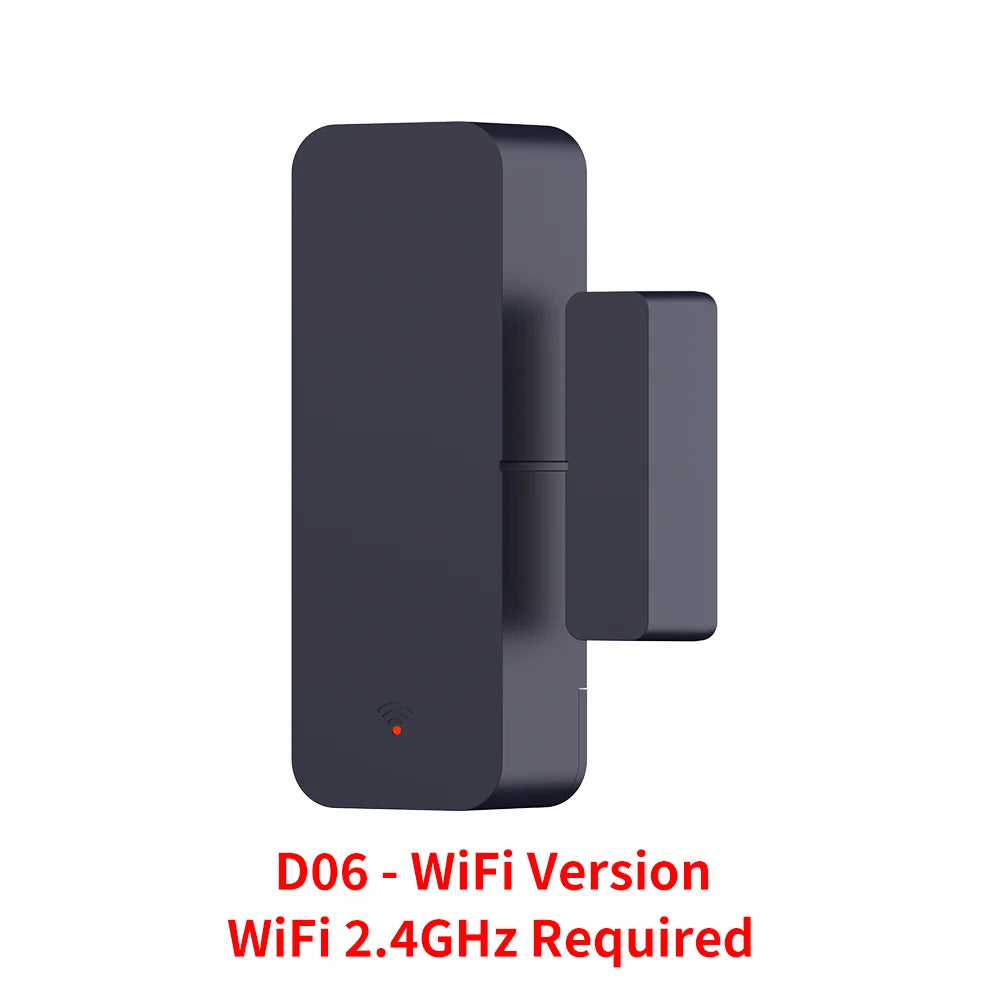 WiFi Door & Window Sensor, Smart Entry Alert for Home Security (2.4GHz)