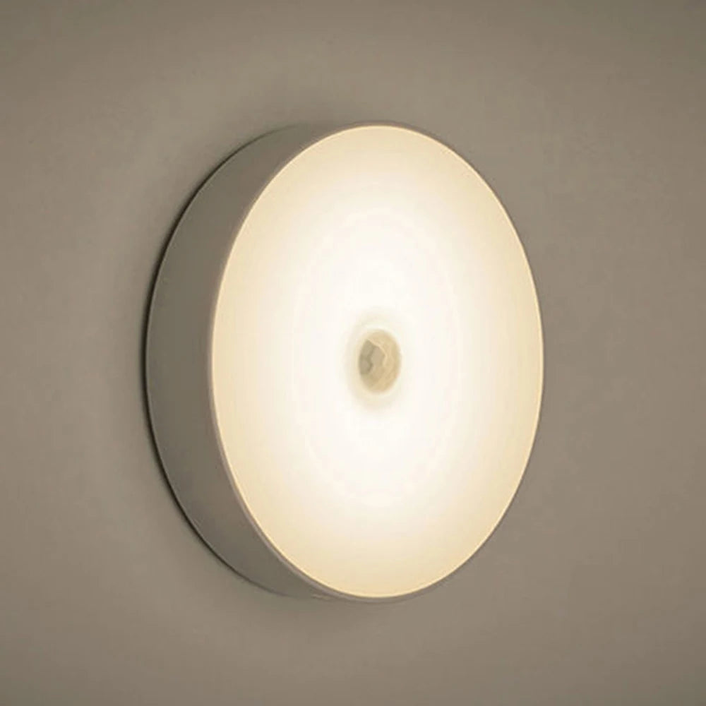 Motion-Sensor LED Cabinet Light, USB Rechargeable, Magnetic Mount