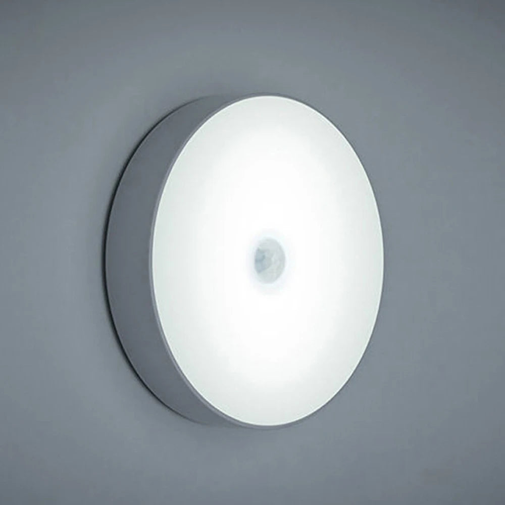 Motion-Sensor LED Cabinet Light, USB Rechargeable, Magnetic Mount