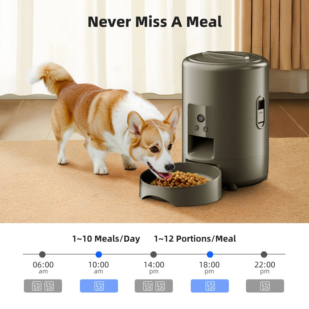 2L WiFi Automatic Pet Feeder with App Control