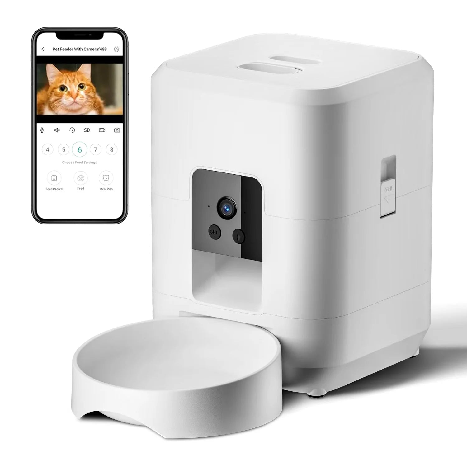 2L WiFi Automatic Pet Feeder with App Control