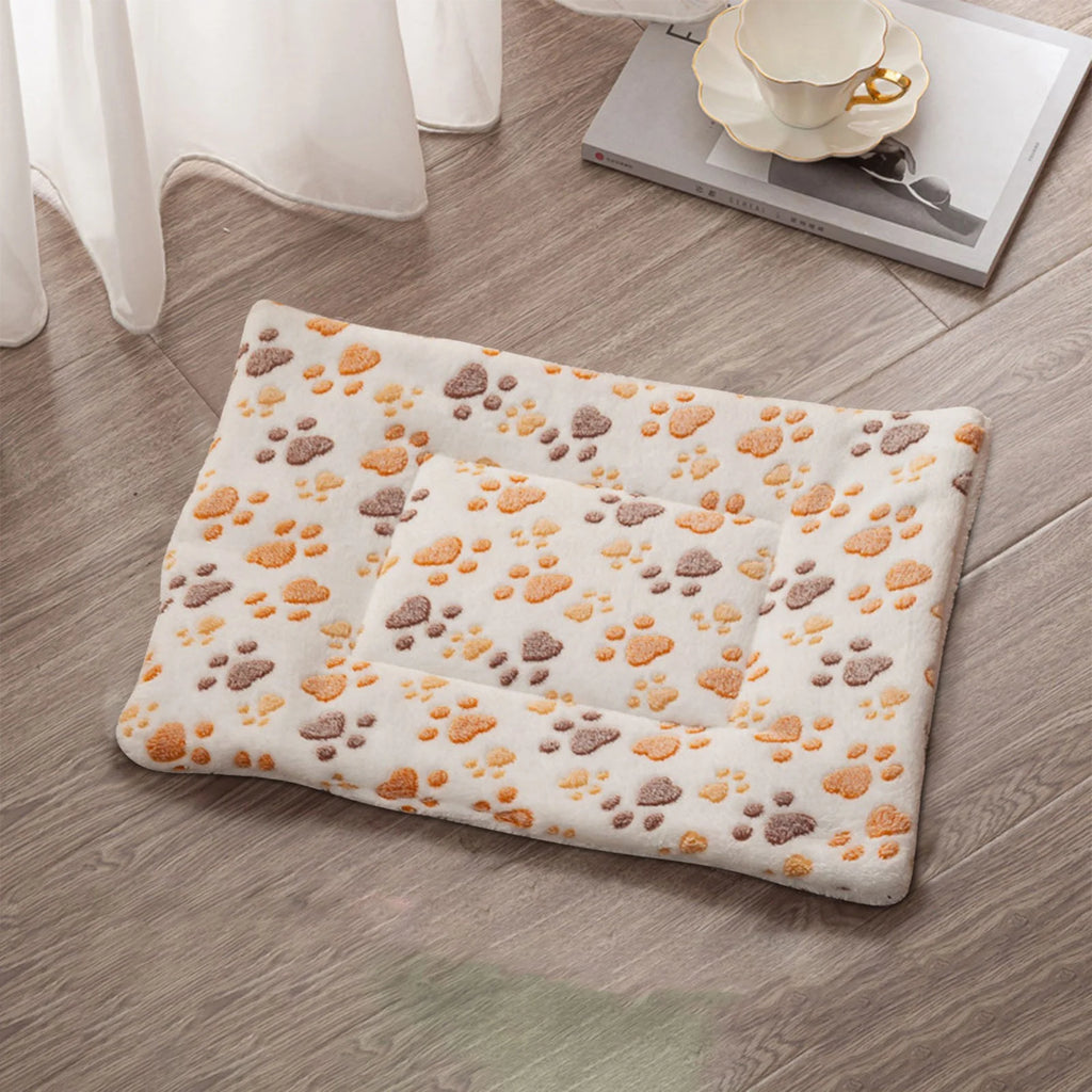 Reversible Machine-Washable Dog Crate Pad, Non-Slip