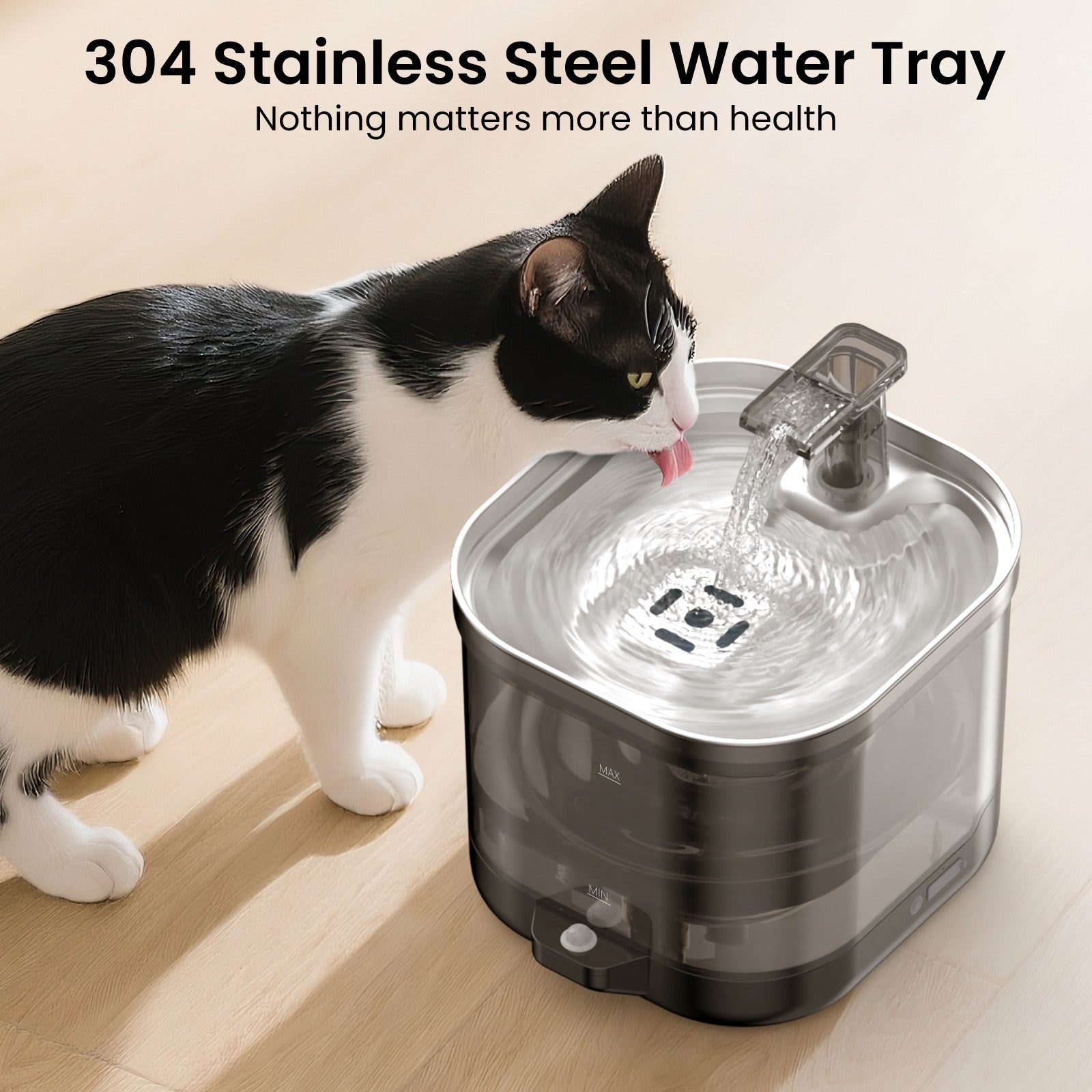 Wireless Automatic Cat Water Fountain 2L